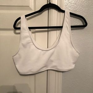 White Bathing Suit Top